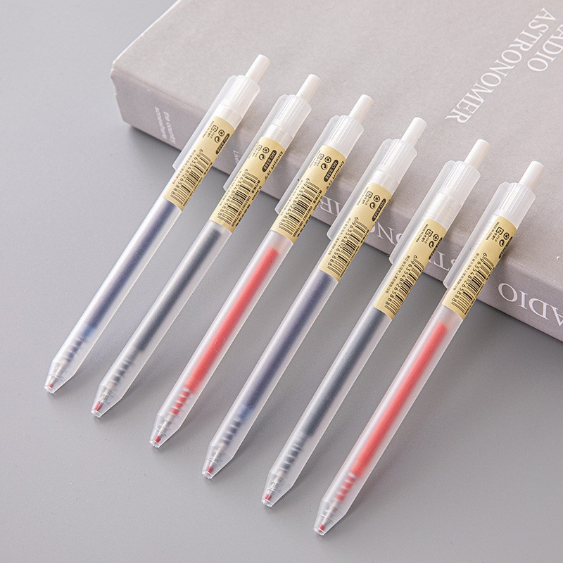 6/10Pcs 0.5mm Retractable Gel  - огляд і ціна Stationery Supply Business