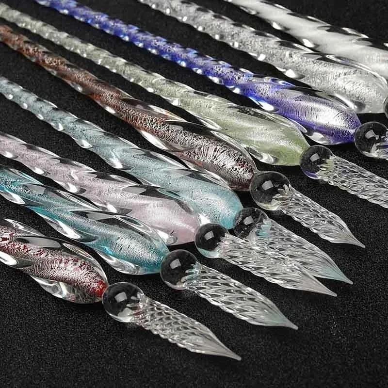 Colored Crystal Glass Dip Pen  - огляд і ціна Fountain Pen Ink