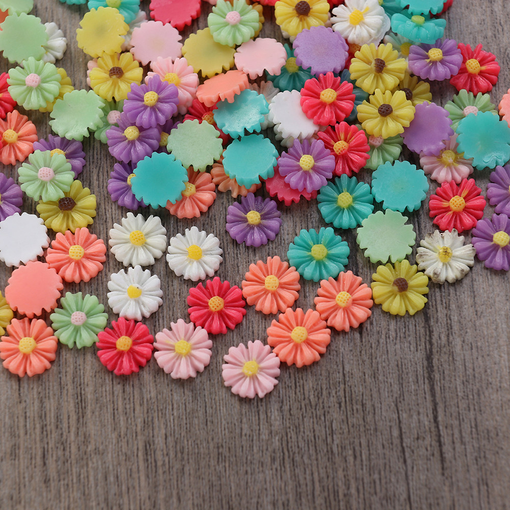 200Pcs 13Mm Resin Daisy Flower - огляд і ціна Ideal Stationery & Office Supply