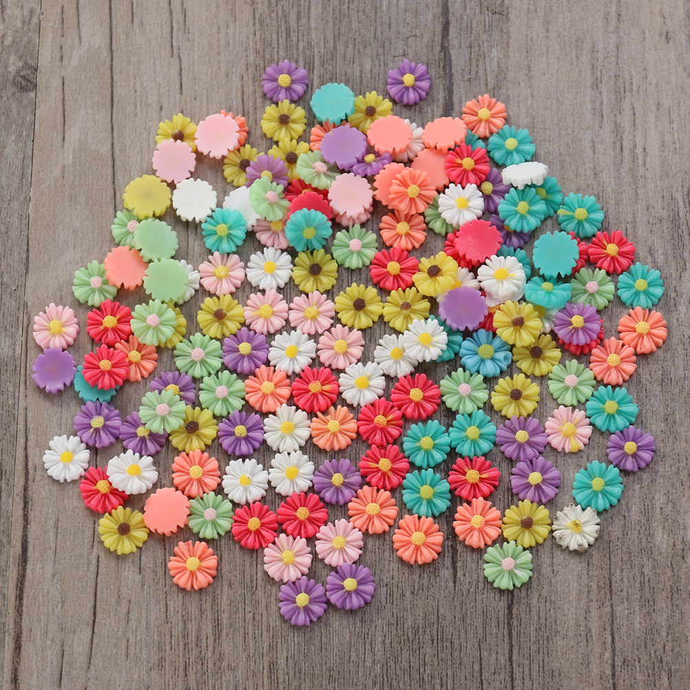 200Pcs 13Mm Resin Daisy Flower - огляд і ціна Ideal Stationery & Office Supply