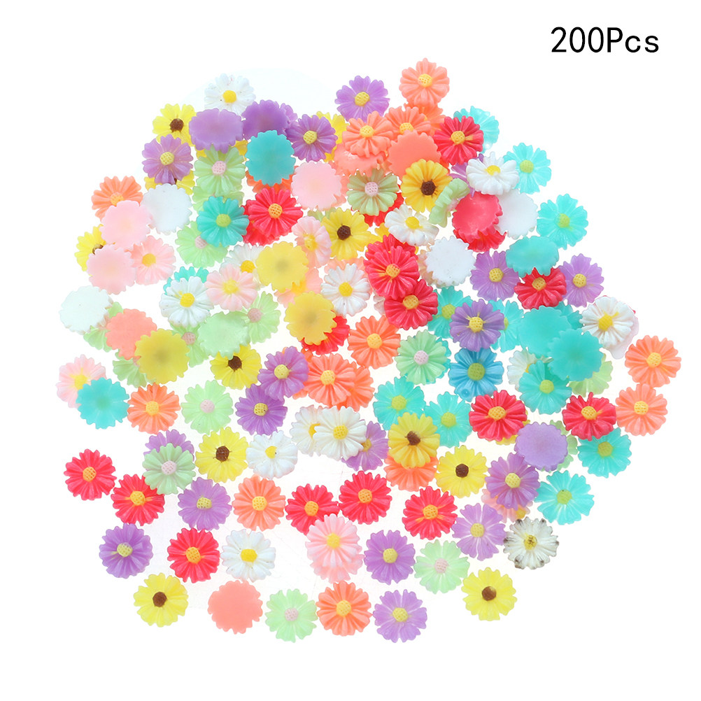 200Pcs 13Mm Resin Daisy Flower - огляд і ціна Ideal Stationery & Office Supply